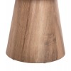 ΣΕΤ 2ΤΜΧ ΤΡΑΠΕΖΙΑ ΣΑΛΟΝΙΟΥ KARAN HM21085 MDF ΦΥΣΙΚΟ ΞΥΛΟΥ Φ80εκ & Φ45εκ