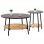 ΣΕΤ 2ΤΜΧ ΤΡΑΠΕΖΙΑ ΣΑΛΟΝΙΟΥ SEWELL HM21087 MDF-ΜΕΤΑΛΛΟ-ΣΥΝΘΕΤΙΚΟ RATTAN Φ80εκ & Φ45εκ