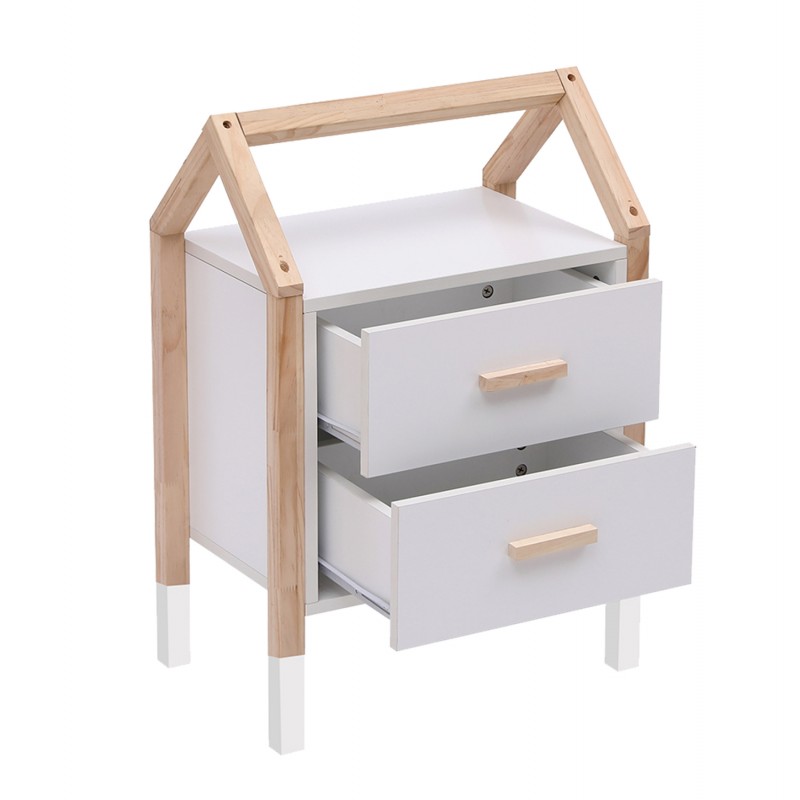 ΚΟΜΟΔΙΝΟ ΠΑΙΔΙΚΟ PEPE HM2489.03 ΛΕΥΚΗ ΜΕΛΑΜΙΝΗ-ΠΕΥΚΟ ΣΕ ΦΥΣΙΚΟ 46x30x67Υεκ.