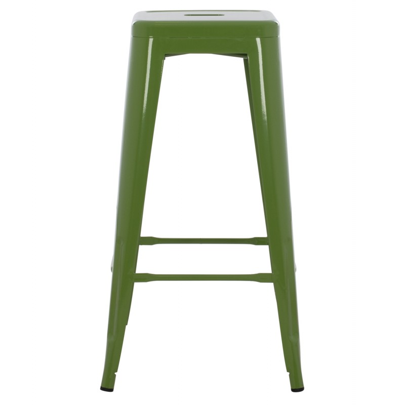ΣΚΑΜΠΟ ΜΠΑΡ ΜΕΤΑΛΛΙΚΟ MELITA-PRO HM8642.53 ΣΕ LIGHT OLIVE GREEN 43x43x78Υεκ.