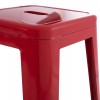ΣΚΑΜΠΟ ΜΠΑΡ ΜΕΤΑΛΛΙΚΟ MELITA-PRO HM8642.44 ΣΕ ΚΟΚΚΙΝΟ 43x43x78Υεκ.