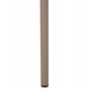 ΠΟΛΥΘΡΟΝΑ ΑΛΟΥΜΙΝΙΟΥ LUCCI HM6266.02 MOKA ΣΚΕΛΕΤΟΣ-P.E.RATTAN ΦΥΣΙΚΟ 58x56x79Υεκ