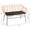 ΣΕΤ ΣΑΛΟΝΙ ΕΞΩΤΕΡΙΚΟΥ ΧΩΡΟΥ 4ΤΜΧ ALLEGRA HM21052 WICKER-ΜΕΤΑΛΛΟ