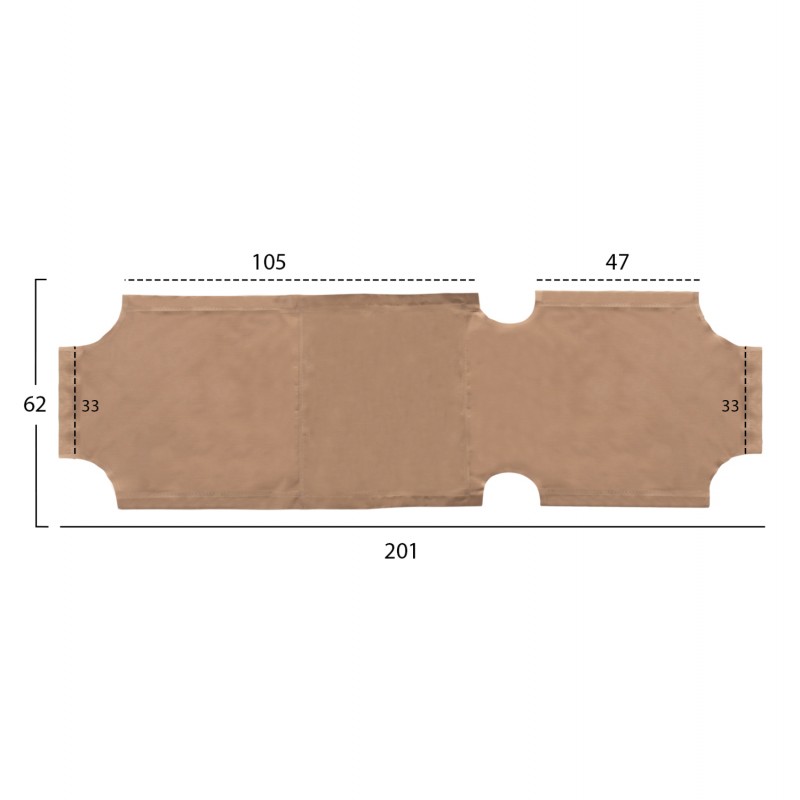 ΠΑΝΙ TEXTILENE 600gr/m2 2X1 ΑΝΤΑΛΛΑΚΤΙΚΟ ΞΑΠΛΩΣΤΡΑΣ HM5072.70 ΜΠΕΖ