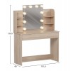 ΤΟΥΑΛΕΤΑ ΜΕ ΦΩΤΙΣΜΟ LED-ΡΑΦΙΑ-ΣΥΡΤΑΡΙΑ LAURYN HM2502.01 SONAMA 108x40x140Υεκ