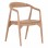 ΠΟΛΥΘΡΟΝΑ ΕΞΩΤΕΡΙΚΟΥ ΧΩΡΟΥ EBENIZER HM18106 ΞΥΛΟ TEAK-ΦΥΣΙΚΟ ΧΡΩΜΑ 54x56x75.5Υεκ.