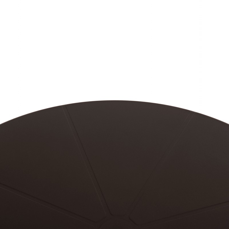 ΤΡΑΠΕΖΙ ΠΟΛΥΠΡΟΠΥΛΕΝΙΟΥ ΣΤΡΟΓΓΥΛΟ TERRIN HM6124.13 ΚΑΦΕ Φ60x75Υεκ.