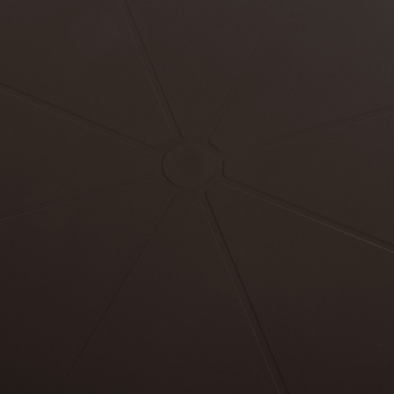 ΤΡΑΠΕΖΙ ΠΟΛΥΠΡΟΠΥΛΕΝΙΟΥ ΣΤΡΟΓΓΥΛΟ TERRIN HM6124.13 ΚΑΦΕ Φ60x75Υεκ.