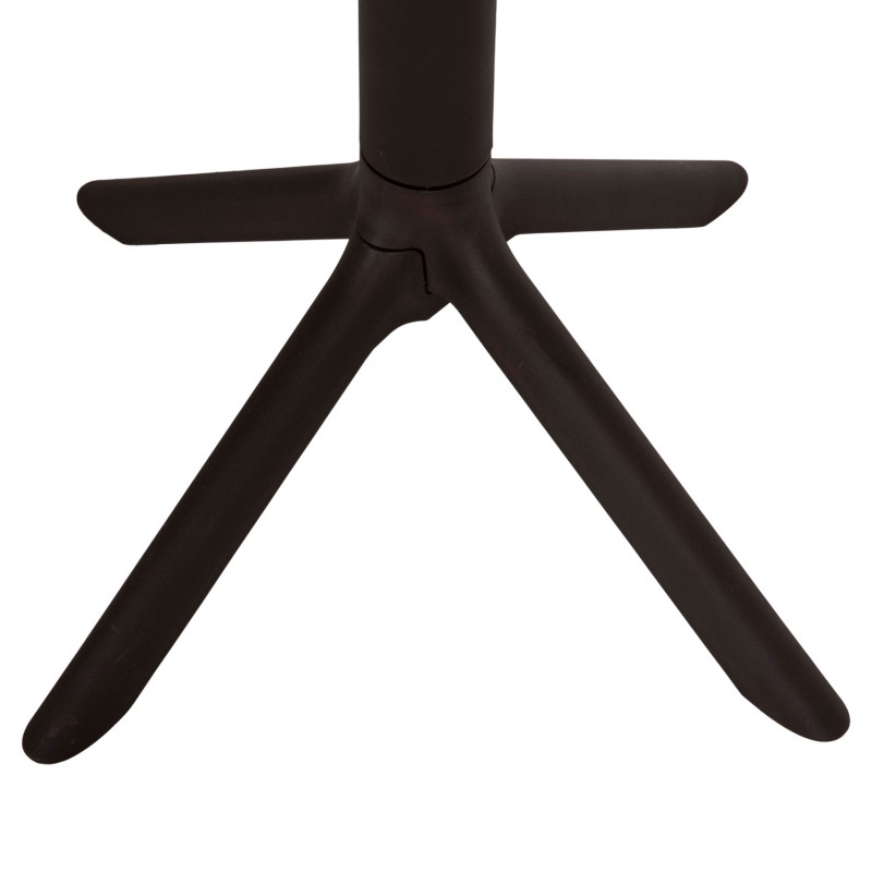 ΤΡΑΠΕΖΙ ΠΟΛΥΠΡΟΠΥΛΕΝΙΟΥ ΣΤΡΟΓΓΥΛΟ TERRIN HM6124.13 ΚΑΦΕ Φ60x75Υεκ.