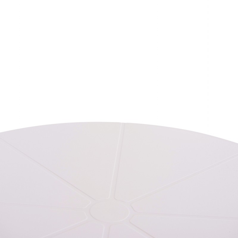 ΤΡΑΠΕΖΙ ΜΠΑΡ ΣΤΡΟΓΓΥΛΟ TERRIN HM6126.11 ΠΟΛΥΠΡΟΠΥΛΕΝΙΟ ΛΕΥΚΟ Φ60x106Υεκ.