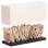 ΕΠΙΤΡΑΠΕΖΙΟ ΟΡΘΟΓΩΝΙΟ ΦΩΤΙΣΤΙΚΟ TWIGGY HM4434 DRIFTWOOD & ΛΕΥΚΟ ΚΑΠΕΛΟ 56x16.5x43Υεκ.
