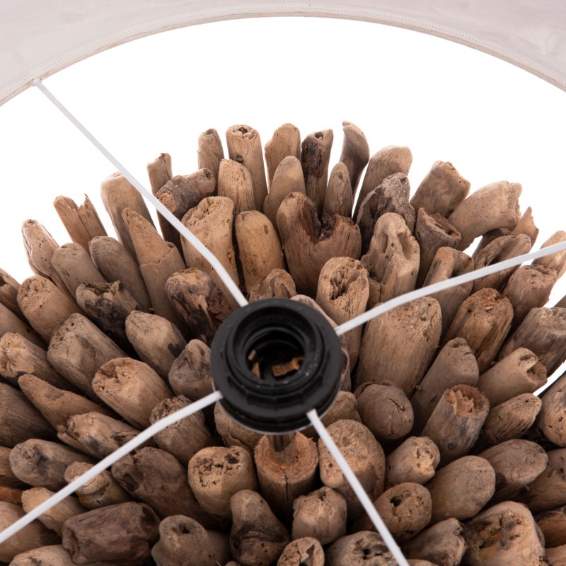 ΔΙΑΚΟΣΜΗΤΙΚΟ ΦΩΤΙΣΤΙΚΟ ΔΑΠΕΔΟΥ ALTAR HM4433 DRIFTWOOD--ΛΕΥΚΟ PVC Φ45x142Υεκ.