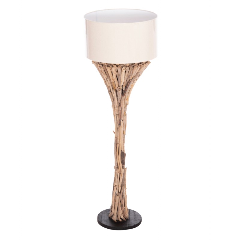 ΔΙΑΚΟΣΜΗΤΙΚΟ ΦΩΤΙΣΤΙΚΟ ΔΑΠΕΔΟΥ ALTAR HM4433 DRIFTWOOD--ΛΕΥΚΟ PVC Φ45x142Υεκ.