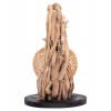 ΕΠΙΤΡΑΠΕΖΙΟ ΔΙΑΚΟΣΜΗΤΙΚΟ ΦΩΤΙΣΤΙΚΟ ASHIN HM4438 DRIFTWOOD--RATTAN 30x30x49Υεκ.