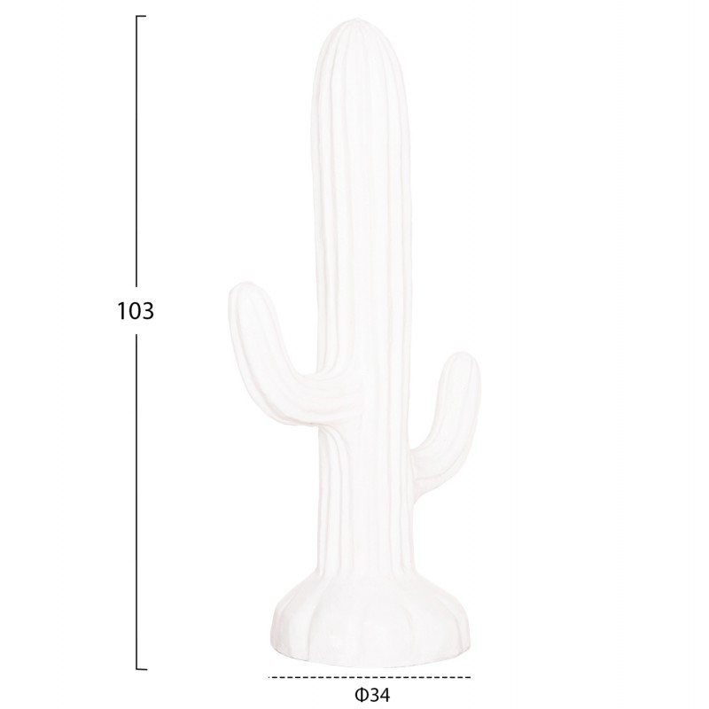 ΔΙΑΚΟΣΜΗΤΙΚΟΣ ΚΑΚΤΟΣ ΔΑΠΕΔΟΥ CACTUS HM4386.02M ΓΥΨΟΣ ΣΕ ΛΕΥΚΟ 54x34x103Υεκ.