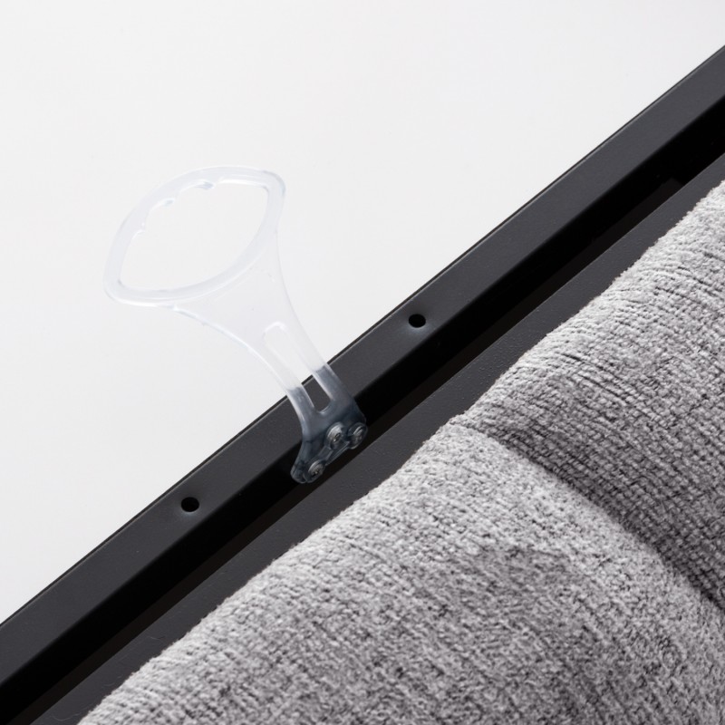 ΚΡΕΒΑΤΙ REMO ΜΕ ΑΠΟΘΗΚΕΥΤΙΚΟ ΧΩΡΟ HM719.22 ΥΦΑΣΜΑ ΜΠΟΥΚΛΕ ΓΚΡΙ-ΓΙΑ ΣΤΡΩΜΑ 160x200εκ