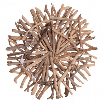 ΦΩΤΙΖΟΜΕΝΟ ΔΙΑΚΟΣΜΗΤΙΚΟ ΤΟΙΧΟΥ DREAMER HM4422 DRIFTWOOD ΜΕ ΤΑΙΝΙΑ LED Φ90x7(πάχος)εκ