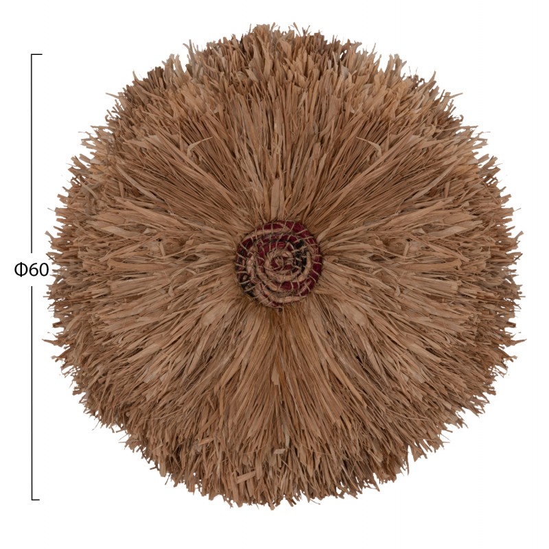 ΔΙΑΚΟΣΜΗΤΙΚΟ ΤΟΙΧΟΥ ΣΤΡΟΓΓΥΛΟ ABOR HM4717 ΙΝΕΣ SISAL ΦΥΣΙΚΟ Φ60εκ.