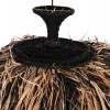 ΦΩΤΙΣΤΙΚΟ ΟΡΟΦΗΣ ORDEM HM4716 ΚΑΠΕΛΟ ΙΝΕΣ SISAL & ΜΠΑΝΑΝΑΣ-ΜΑΥΡΟ & ΦΥΣΙΚΟ Φ60x50Υεκ