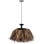 ΦΩΤΙΣΤΙΚΟ ΟΡΟΦΗΣ ORDEM HM4716 ΚΑΠΕΛΟ ΙΝΕΣ SISAL & ΜΠΑΝΑΝΑΣ-ΜΑΥΡΟ & ΦΥΣΙΚΟ Φ60x50Υεκ