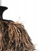 ΦΩΤΙΣΤΙΚΟ ΟΡΟΦΗΣ ORDEM HM4716 ΚΑΠΕΛΟ ΙΝΕΣ SISAL & ΜΠΑΝΑΝΑΣ-ΜΑΥΡΟ & ΦΥΣΙΚΟ Φ60x50Υεκ