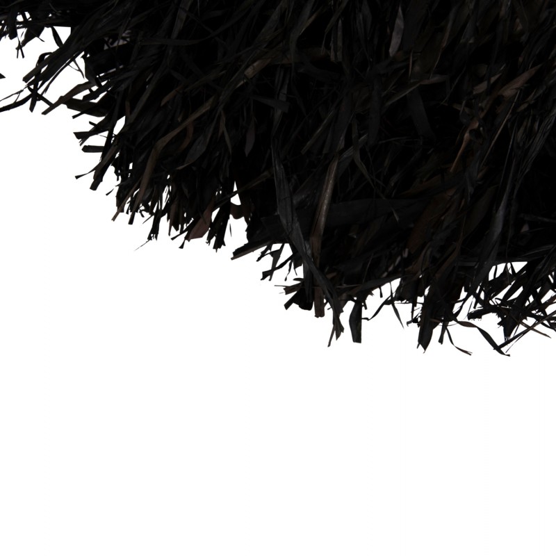 ΔΙΑΚΟΣΜΗΤΙΚΟΣ ΚΑΘΡΕΠΤΗΣ ΤΟΙΧΟΥ ΣΤΡΟΓΓΥΛΟΣ BRENNO HM4713 ΙΝΕΣ ΜΠΑΝΑΝΑΣ ΜΑΥΡΟ Φ80εκ