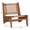 ΚΑΡΕΚΛΑ LOUNGE LUKILLA HM9913 ΞΥΛΟ TEAK ΣΕ ΦΥΣΙΚΟ--ΣΥΝΘ.ΣΧΟΙΝΙ ΜΠΕΖ 55,5x74x65Υεκ.