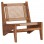 ΚΑΡΕΚΛΑ LOUNGE LUKILLA HM9913 ΞΥΛΟ TEAK ΣΕ ΦΥΣΙΚΟ--ΣΥΝΘ.ΣΧΟΙΝΙ ΜΠΕΖ 55,5x74x65Υεκ.