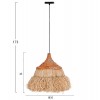 ΦΩΤΙΣΤΙΚΟ ΟΡΟΦΗΣ SIFO HM4714 ΚΑΠΕΛΟ ΙΝΕΣ SISAL & ΜΠΑΝΑΝΑΣ-ΦΥΣΙΚΟ & MIX Φ35x45Υεκ.