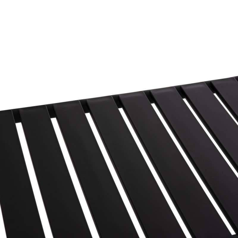 ΤΡΑΠΕΖΙ ΣΑΛΟΝΙΟΥ ΕΞΩΤΕΡΙΚΟΥ ΧΩΡΟΥ ΧΑΜΗΛΟ KORVER HM6334.02 ΠΟΛΥΠΡΟΠΥΛΕΝΙΟ ΜΑΥΡΟ 100x60x46Υεκ