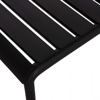 ΤΡΑΠΕΖΙ ΣΑΛΟΝΙΟΥ ΕΞΩΤΕΡΙΚΟΥ ΧΩΡΟΥ ΧΑΜΗΛΟ KORVER HM6334.02 ΠΟΛΥΠΡΟΠΥΛΕΝΙΟ ΜΑΥΡΟ 100x60x46Υεκ