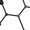 ΦΩΤΙΣΤΙΚΟ ΟΡΟΦΗΣ 4-ΦΩΤΟ LIGHTY HM7405.11 ΜΕΤΑΛΛΟ ΣΕ ΜΑΥΡΟ 57x5x52Υεκ.