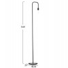 ΦΩΤΙΣΤΙΚΟ ΔΑΠΕΔΟΥ KRAMER HM7535.11 ΜΕΤΑΛΛΟ ΣΕ ΜΑΥΡΟ 23x169Υεκ.