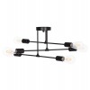 ΦΩΤΙΣΤΙΚΟ ΟΡΟΦΗΣ ΠΟΛΥΦΩΤΟ LIGHTY HM7427.11 ΜΕΤΑΛΛΟ ΣΕ ΜΑΥΡΟ 51x51x23Υεκ.