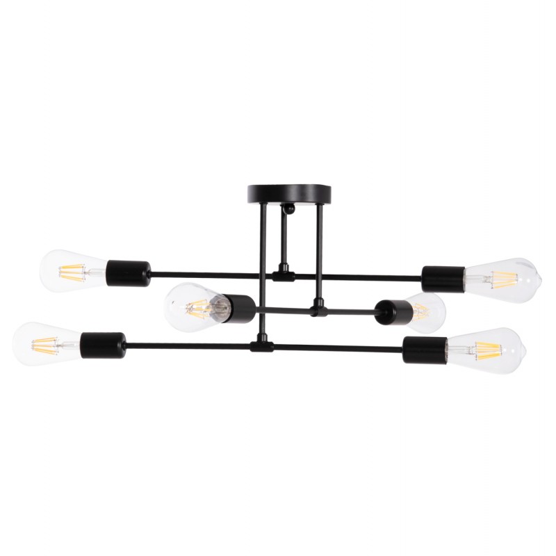 ΦΩΤΙΣΤΙΚΟ ΟΡΟΦΗΣ ΠΟΛΥΦΩΤΟ LIGHTY HM7427.11 ΜΕΤΑΛΛΟ ΣΕ ΜΑΥΡΟ 51x51x23Υεκ.