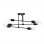 ΦΩΤΙΣΤΙΚΟ ΟΡΟΦΗΣ ΠΟΛΥΦΩΤΟ LIGHTY HM7427.11 ΜΕΤΑΛΛΟ ΣΕ ΜΑΥΡΟ 51x51x23Υεκ.