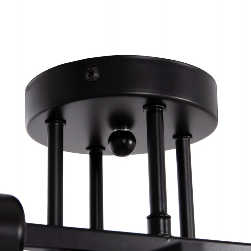 ΦΩΤΙΣΤΙΚΟ ΟΡΟΦΗΣ ΠΟΛΥΦΩΤΟ LIGHTY HM7428.11 ΜΕΤΑΛΛΟ ΣΕ ΜΑΥΡΟ 28x28x15Υεκ.
