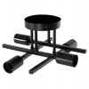 ΦΩΤΙΣΤΙΚΟ ΟΡΟΦΗΣ ΠΟΛΥΦΩΤΟ LIGHTY HM7428.11 ΜΕΤΑΛΛΟ ΣΕ ΜΑΥΡΟ 28x28x15Υεκ.
