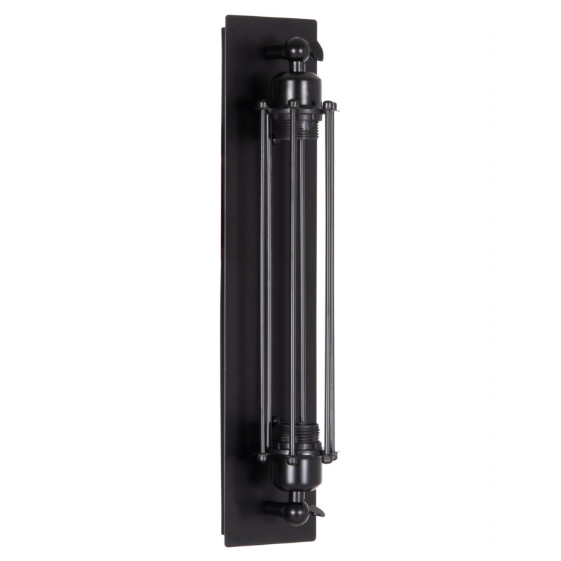 ΑΠΛΙΚΑ ΤΟΙΧΟΥ 2ΦΩΤΗ BEACON HM4463 ΜΕΤΑΛΛΟ ΣΕ ΜΑΥΡΟ 10x10x47Υεκ.