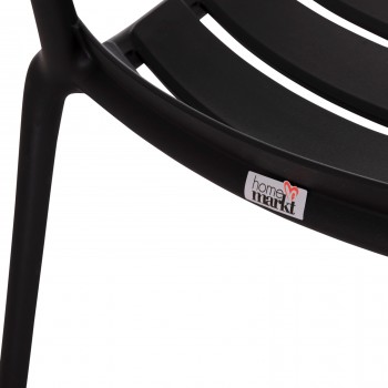 ΠΟΛΥΘΡΟΝΑ ΣΑΛΟΝΙΟΥ ΠΟΛΥΠΡΟΠΥΛΕΝΙΟΥ KORVER HM6333.02 ΜΑΥΡΗ 63.5x65x76Υεκ.