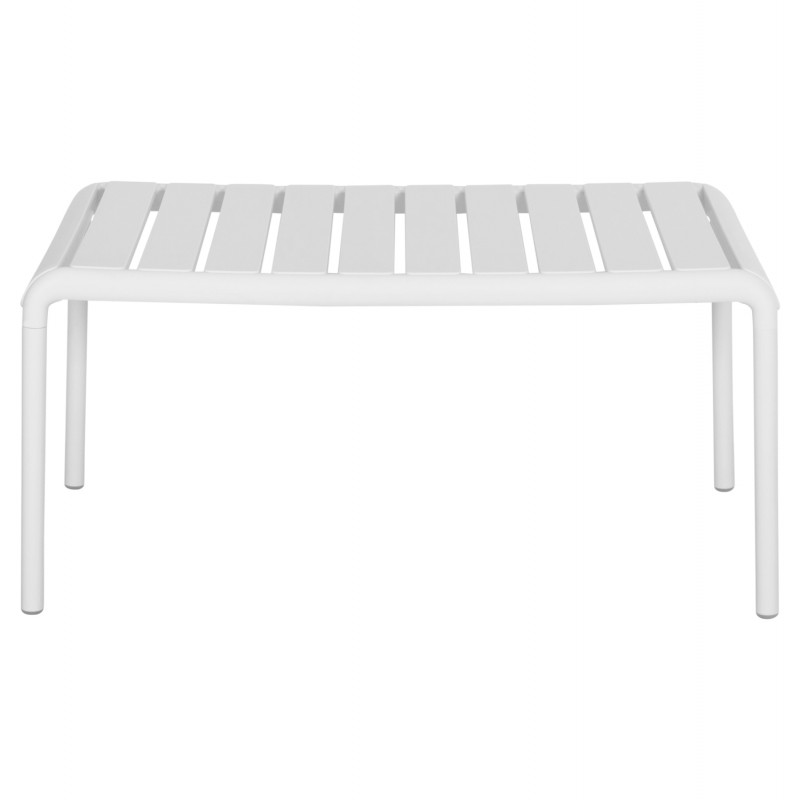 ΤΡΑΠΕΖΙ ΣΑΛΟΝΙΟΥ ΕΞΩΤΕΡΙΚΟΥ ΧΩΡΟΥ ΧΑΜΗΛΟ KORVER HM6334.01 ΠΟΛΥΠΡΟΠΥΛΕΝΙΟ ΛΕΥΚΟ 100x60x46Υεκ