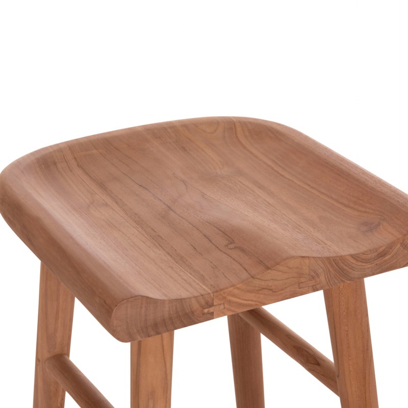 ΣΚΑΜΠΟ ΜΠΑΡ BOLMAR HM18108 ΞΥΛΟ ΤΕΑΚ ΣΕ ΦΥΣΙΚΟ 40.5x44x74Υεκ.