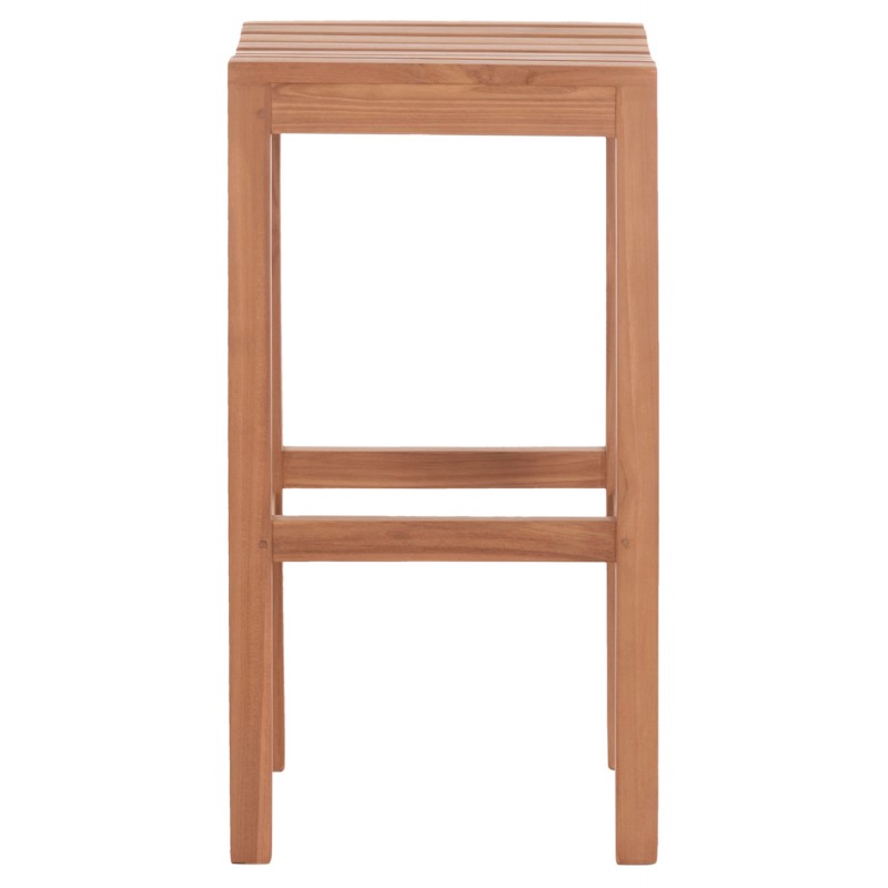 ΣΚΑΜΠΟ ΜΠΑΡ NIKOL HM18109 ΞΥΛΟ ΤΕΑΚ ΣΕ ΦΥΣΙΚΟ 40x40x77Υεκ.