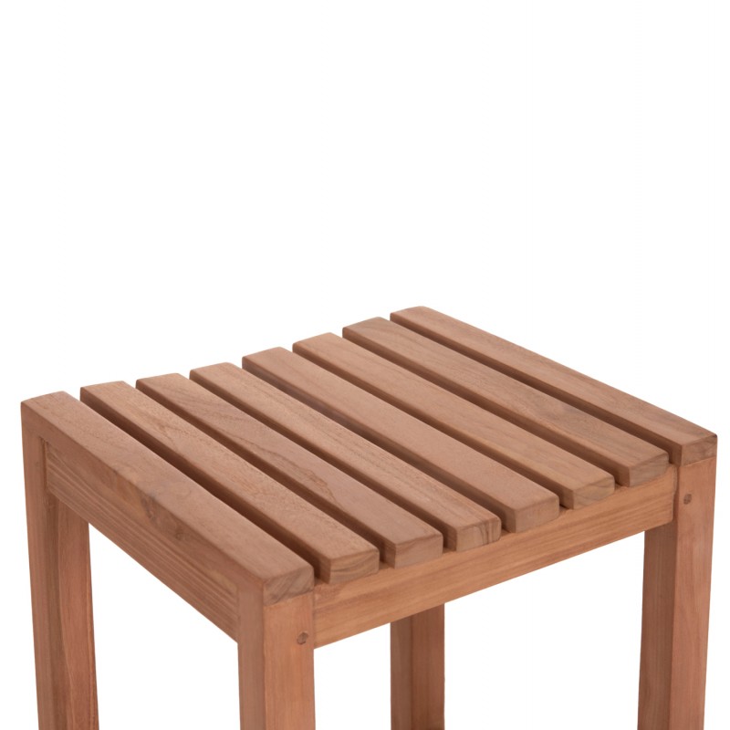 ΣΚΑΜΠΟ ΜΠΑΡ NIKOL HM18109 ΞΥΛΟ ΤΕΑΚ ΣΕ ΦΥΣΙΚΟ 40x40x77Υεκ.