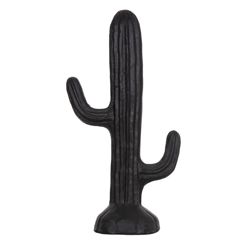 ΔΙΑΚΟΣΜΗΤΙΚΟΣ ΚΑΚΤΟΣ ΔΑΠΕΔΟΥ CACTUS HM4386.01L ΓΥΨΟΣ ΣΕ ΜΑΥΡΟ 63x37x150Υεκ.