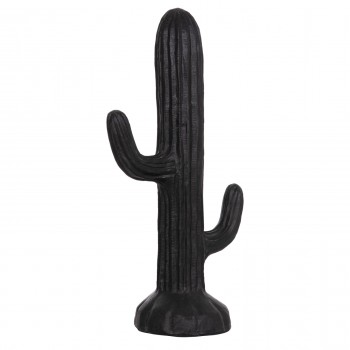 ΔΙΑΚΟΣΜΗΤΙΚΟΣ ΚΑΚΤΟΣ ΔΑΠΕΔΟΥ CACTUS HM4386.01L ΓΥΨΟΣ ΣΕ ΜΑΥΡΟ 63x37x150Υεκ.