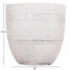 ΣΕΤ 4ΤΜΧ ΓΛΑΣΤΡΕΣ ΣΤΡΟΓΓΥΛΕΣ ΣΕΙΡΑ GARDENER HM4719 FIBERCLAY-ΧΡΩΜΑ CEMENT Φ44x43Υεκ
