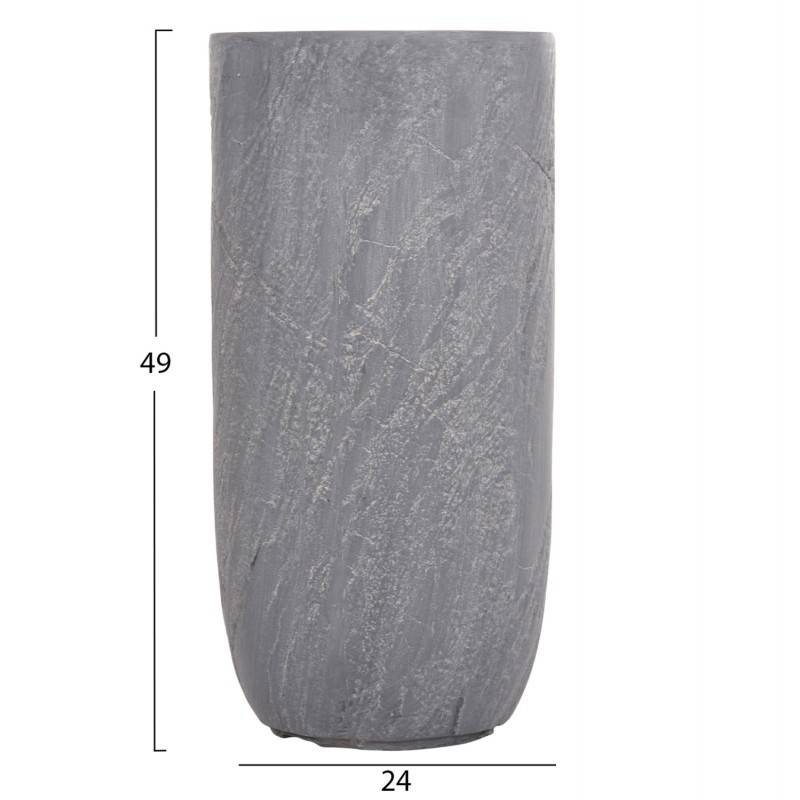 ΣΕΤ 3ΤΜΧ ΓΛΑΣΤΡΕΣ ΚΥΛΙΝΔΡΟΙ ΣΕΙΡΑ GARDENER HM4720 FIBERCLAY-ΧΡΩΜΑ CEMENT Φ44x79Υεκ