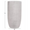 ΣΕΤ 3ΤΜΧ ΓΛΑΣΤΡΕΣ ΚΥΛΙΝΔΡΟΙ ΣΕΙΡΑ GARDENER HM4721 FIBERCLAY-ΧΡΩΜΑ CEMENT Φ42x78Υεκ