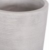 ΣΕΤ 3ΤΜΧ ΓΛΑΣΤΡΕΣ ΚΥΛΙΝΔΡΟΙ ΣΕΙΡΑ GARDENER HM4721 FIBERCLAY-ΧΡΩΜΑ CEMENT Φ42x78Υεκ